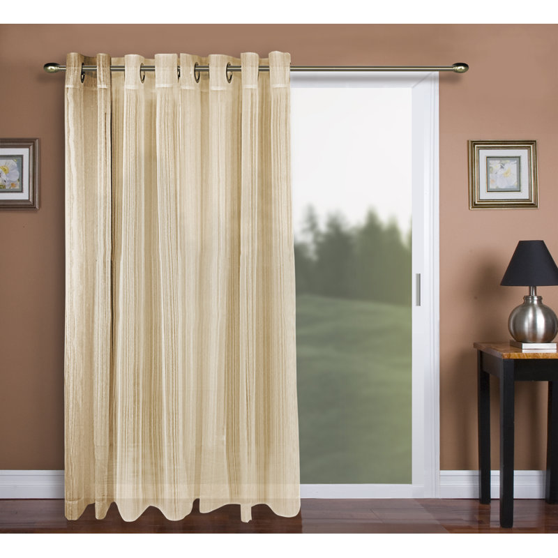 Darby Home Co Adairsville Solid Sheer Grommet Single Curtain Panel